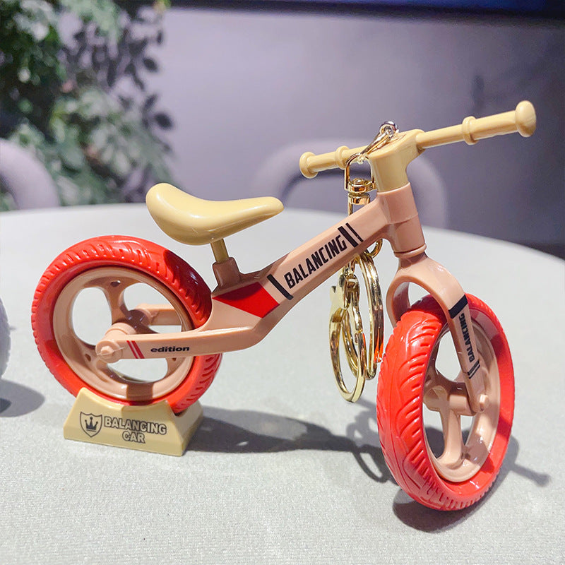 Wholesale Creative Assembled ABS Bicycle Model Keychain